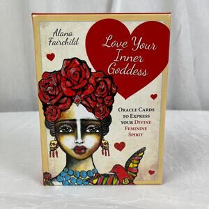 💋 Alana Fairchild Love Your Inner Goddess Oracle Card Deck & Guidebook Box Set
